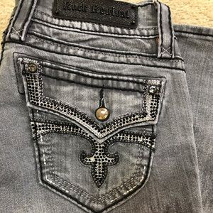 GUC Size 29 Rock Revival Jen Straight Jean